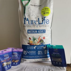 Flatazor Pro Nutrition pure life adult medium 12kg + 1kg gratis