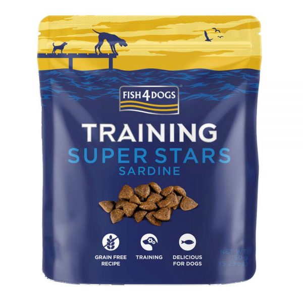 Training superstars sardine fish4dogs