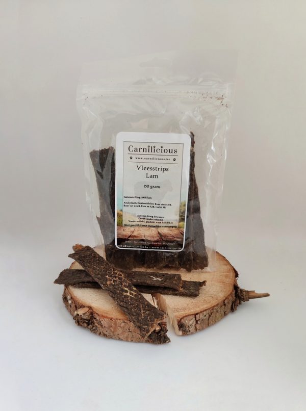 Carnilicious vleestrips Lam 500 gram
