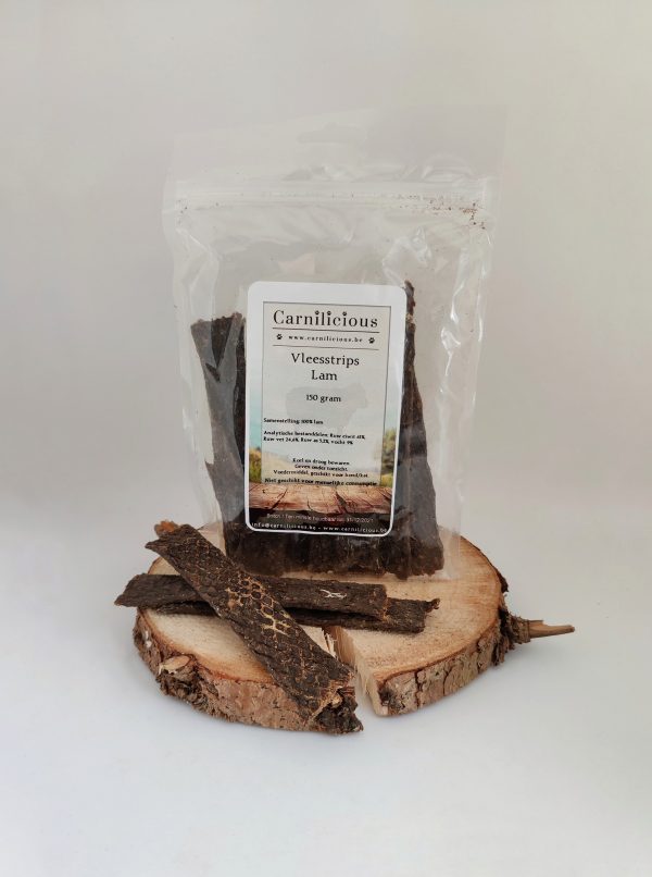 Carnilicious Vleesstrips Lam 150 gram