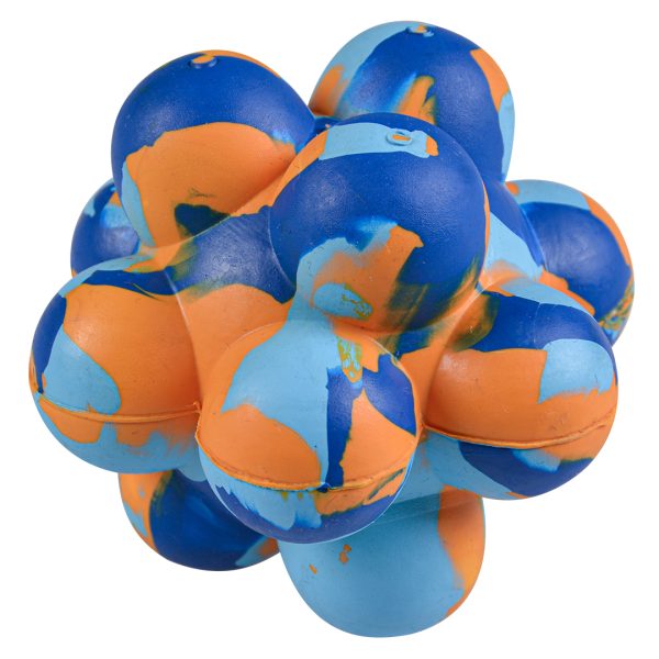 Rubber bellenbal Smash Meerkleurig