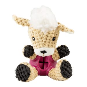 Pluche & rubber schaap dispenser Meerkleurig