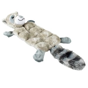 Pluche Wasbeer squeaky Grijs 8 squeakers