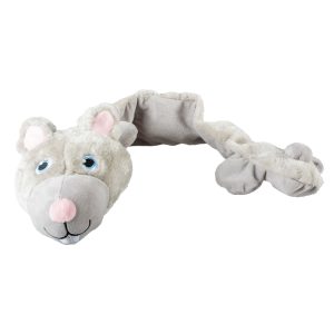 Pluche Konijn squeaky Grijs