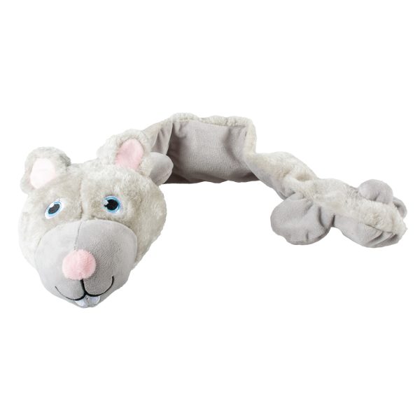 Pluche Konijn squeaky Grijs