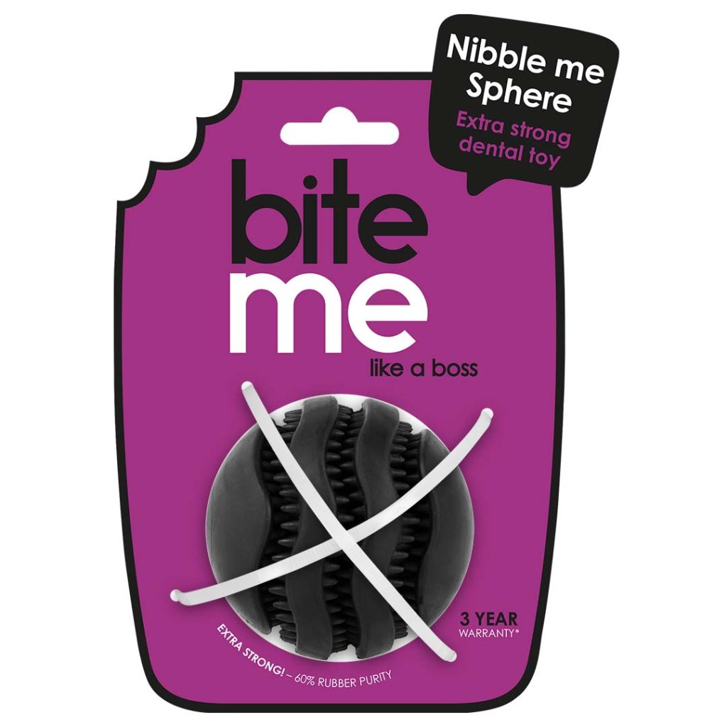 Snackspeeltje Nibble me Sphere Zwart